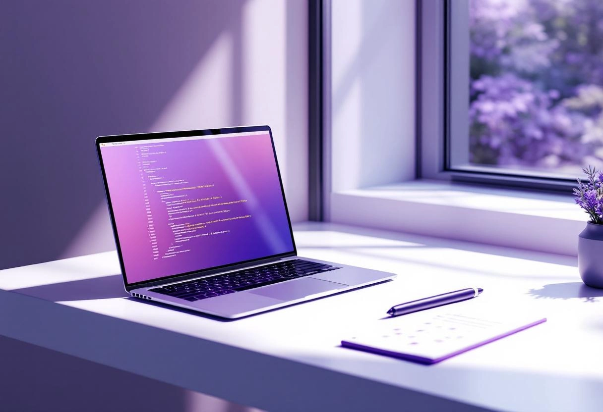 person analyzing AI data on multiple screens