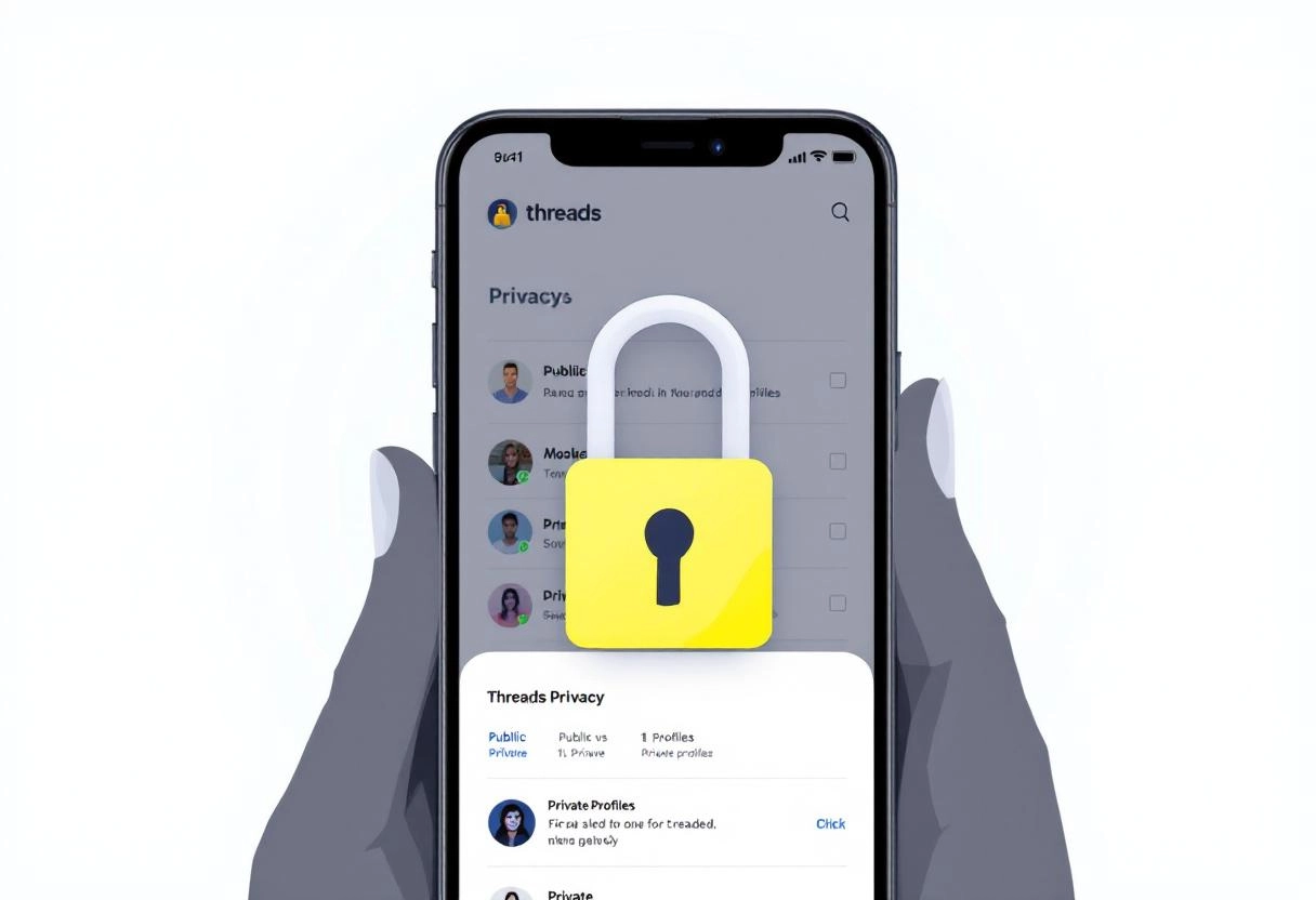 Privacy settings on Threads